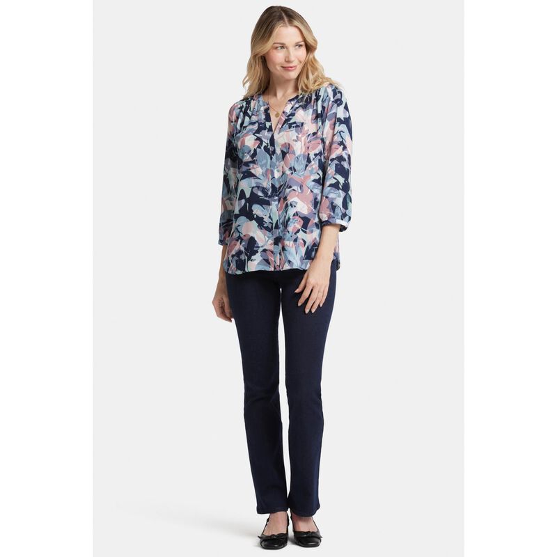 NYDJ Pintuck Blouse image number 3
